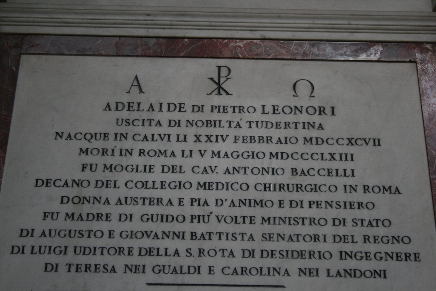 Adelaide Leonori's tomb, San Giovanni dei Fiorentini, Rome - 02.jpg